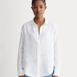 Everlane Linen “The Must-Have Shirt” Lavender Button-Up - Size 4